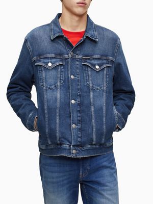 calvin klein denim jacket men