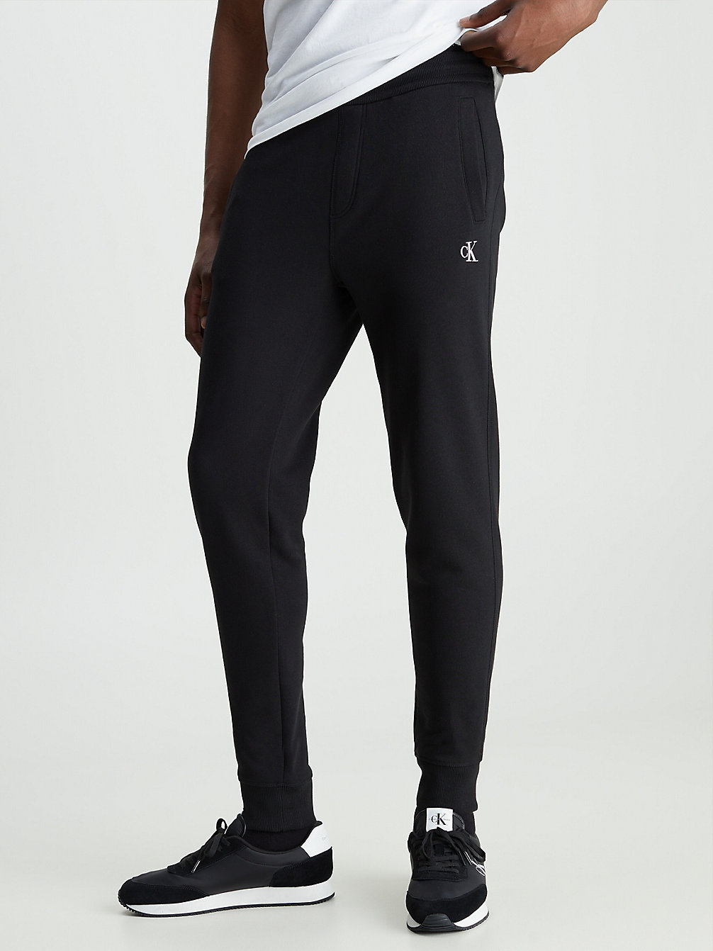 CK BLACK Pantalon De Jogging Avec Monogramme undefined hommes Calvin Klein