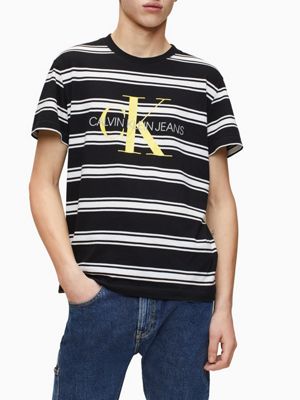 calvin klein striped t shirt