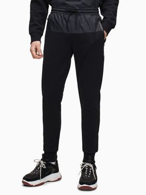 calvin klein joggers mens black