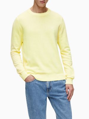 calvin klein yellow jumper