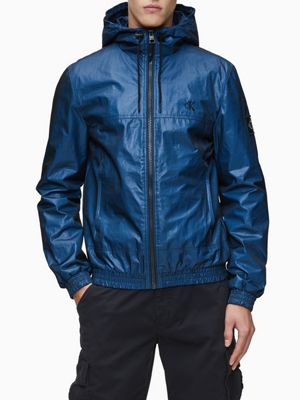calvin klein blue windbreaker