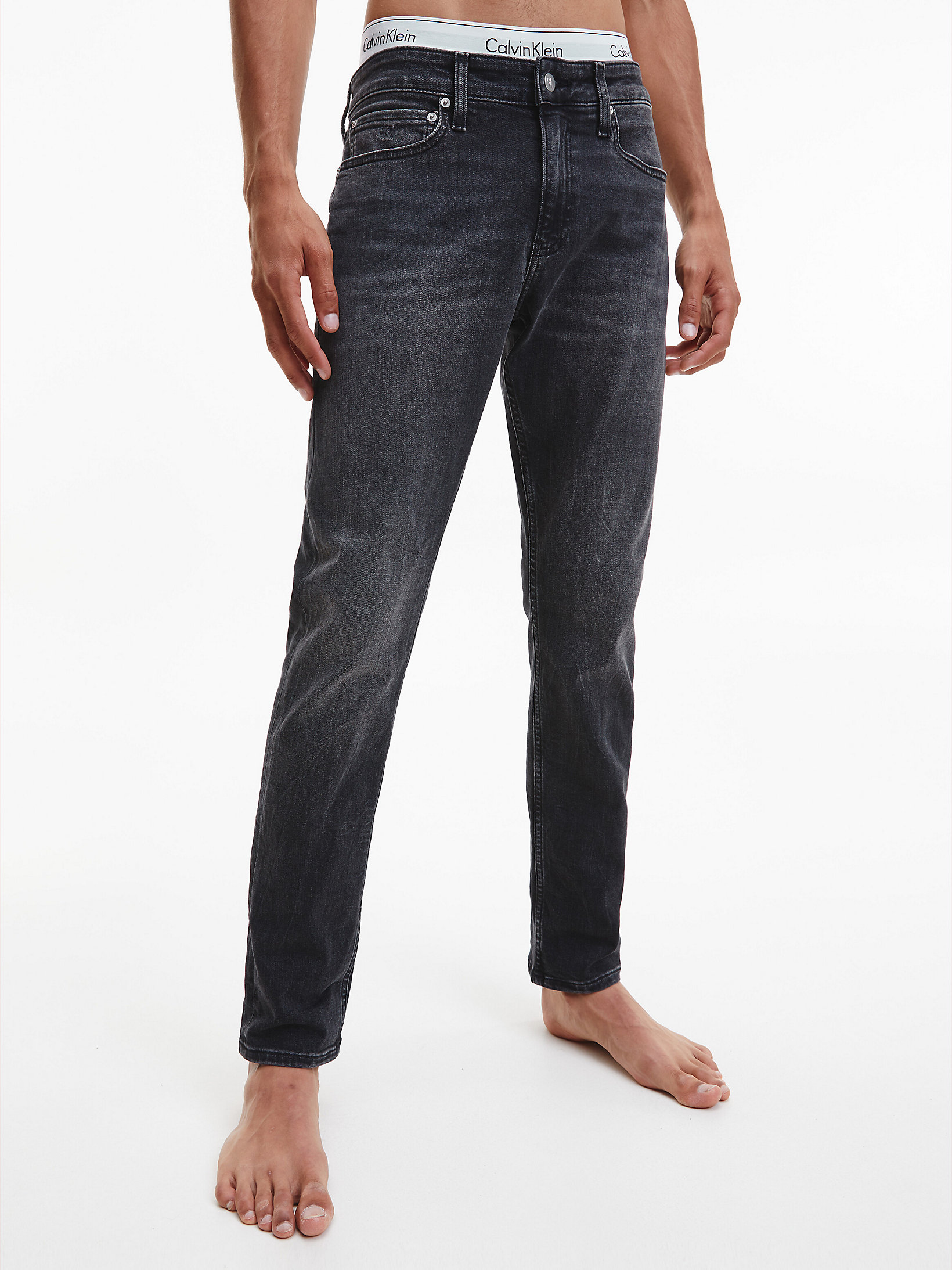 Black Slim Jeans undefined heren Calvin Klein