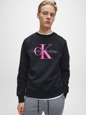 calvin klein monogram logo hoodie