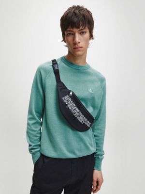 calvin klein green jumper