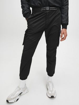 black skinny cargo jeans