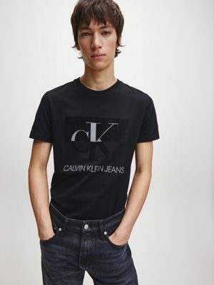 calvin klein slim logo t shirt