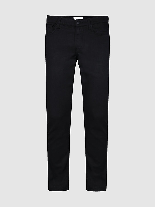 black slim tapered jeans for men calvin klein jeans