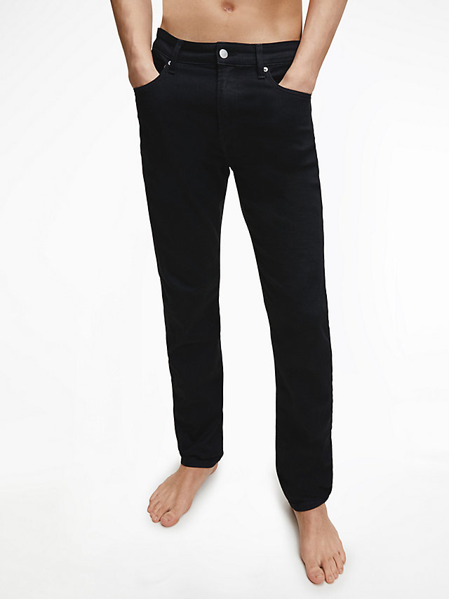 Ba023 Black Slim Tapered Jeans undefined men Calvin Klein