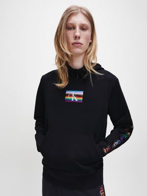 calvin klein rainbow hoodie