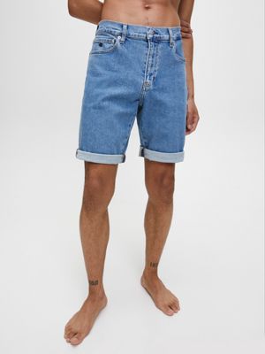slim jean shorts
