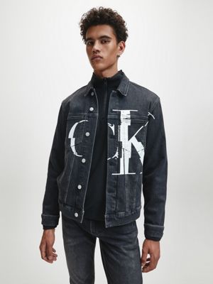 calvin klein denim jacket mens