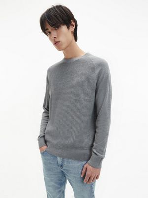 white ck jumper