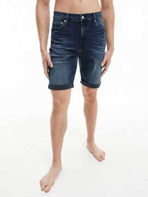 slim jean shorts mens