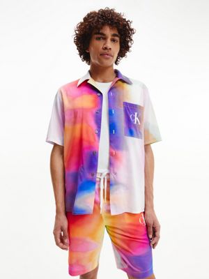 Volledig Bedrukt Overhemd Met Korte Mouwen Pride Calvin Klein J30j3192120jy