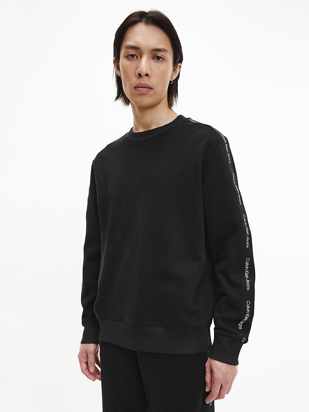 CK BLACK > Logo Tape-Sweatshirt > undefined Herren - Calvin Klein