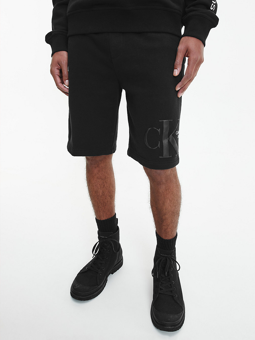 CK BLACK Oversized Jogger Shorts undefined men Calvin Klein
