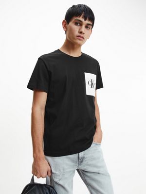 calvin klein black top mens