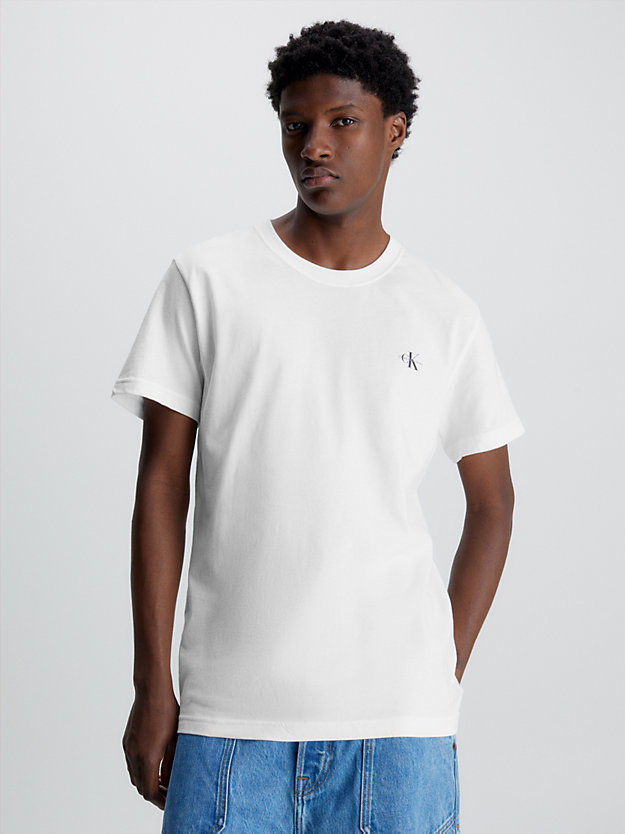 CK BLACK/BRIGHT WHITE 2er-Pack T-Shirts aus Bio-Baumwolle für Herren CALVIN KLEIN JEANS