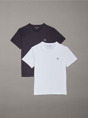 blue 2 pack monogram t-shirts for men calvin klein jeans