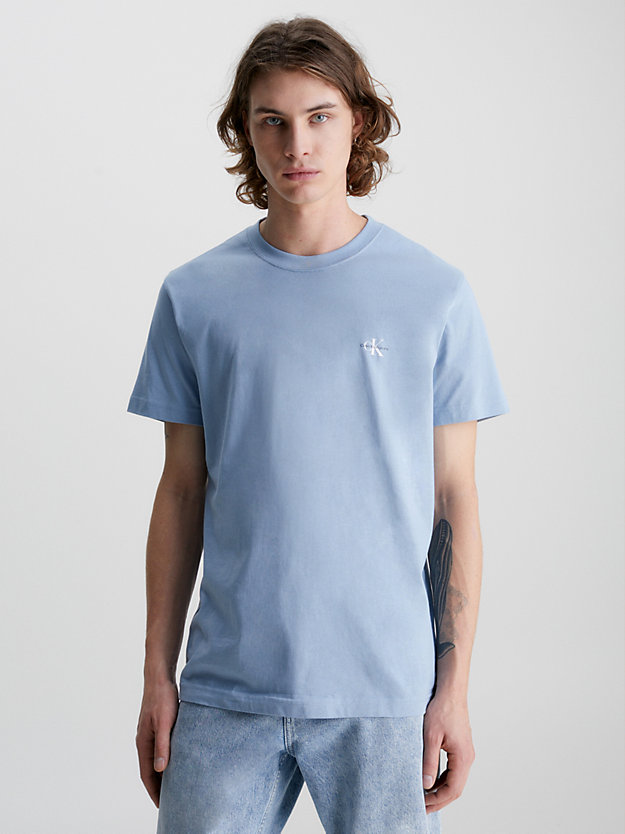 ICELAND BLUE / CK BLACK Lot de 2 t-shirts en coton bio for hommes CALVIN KLEIN JEANS