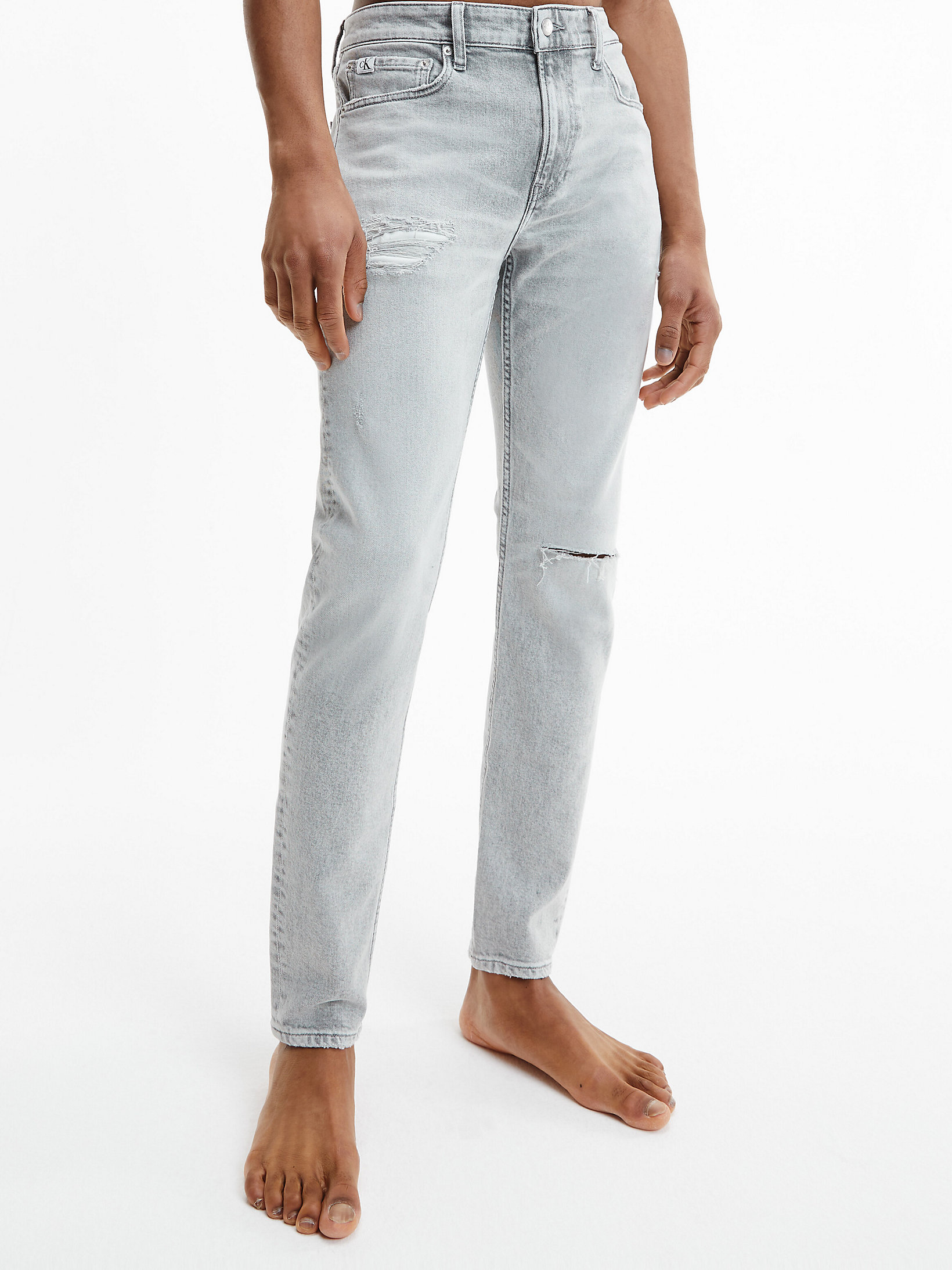 Denim Medium Slim Tapered Jeans undefined men Calvin Klein