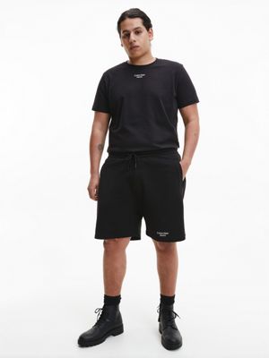 CK BLACK Slim Organic Cotton T-shirt for men CALVIN KLEIN JEANS