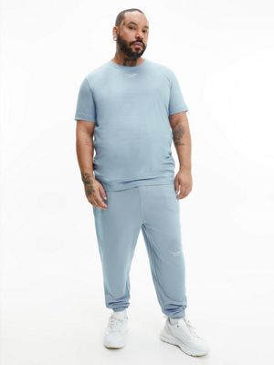 iceland blue slim organic cotton t-shirt for men calvin klein jeans