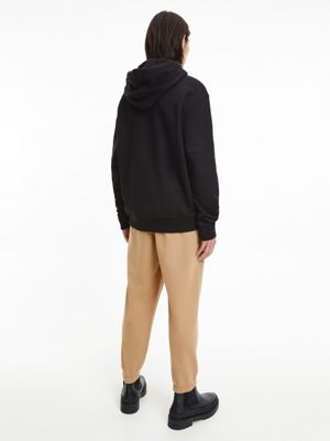 CK BLACK Swobodna bluza z kapturem dla Mężczyźni CALVIN KLEIN JEANS