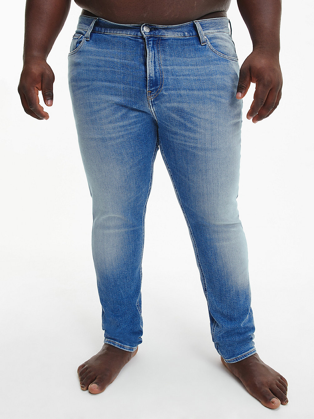DENIM MEDIUM Plus Size Skinny Jeans undefined men Calvin Klein