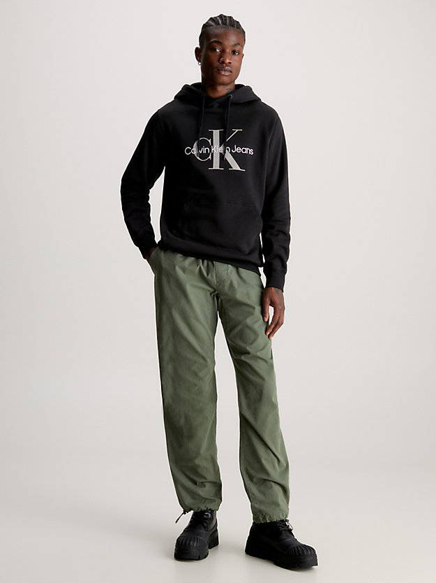 Cotton Blend Fleece Hoodie Calvin Klein® | J30J3208050GR