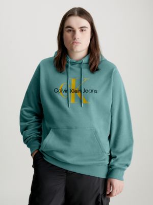 Cotton Blend Fleece Hoodie Calvin Klein®