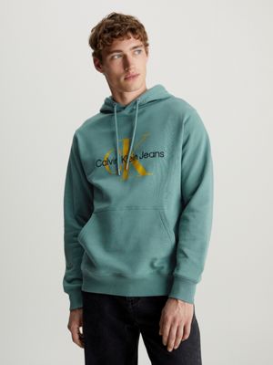 Sudadera Negra con Capucha Calvin Klein Hombre – Desti moda