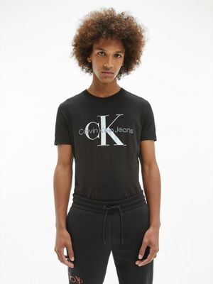 T-shirt Calvin Klein Jeans Institutional Logo Tee Preto de Homem, J30J3223440GO