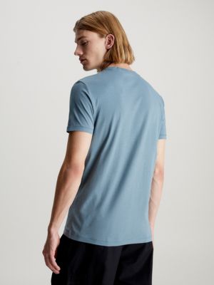 goblin blue monogram t-shirt for men calvin klein jeans
