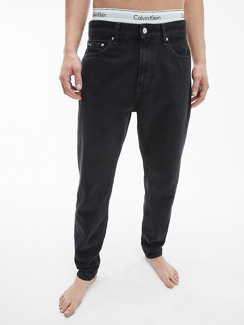 DENIM BLACK Tapered Jeans undefined men Calvin Klein