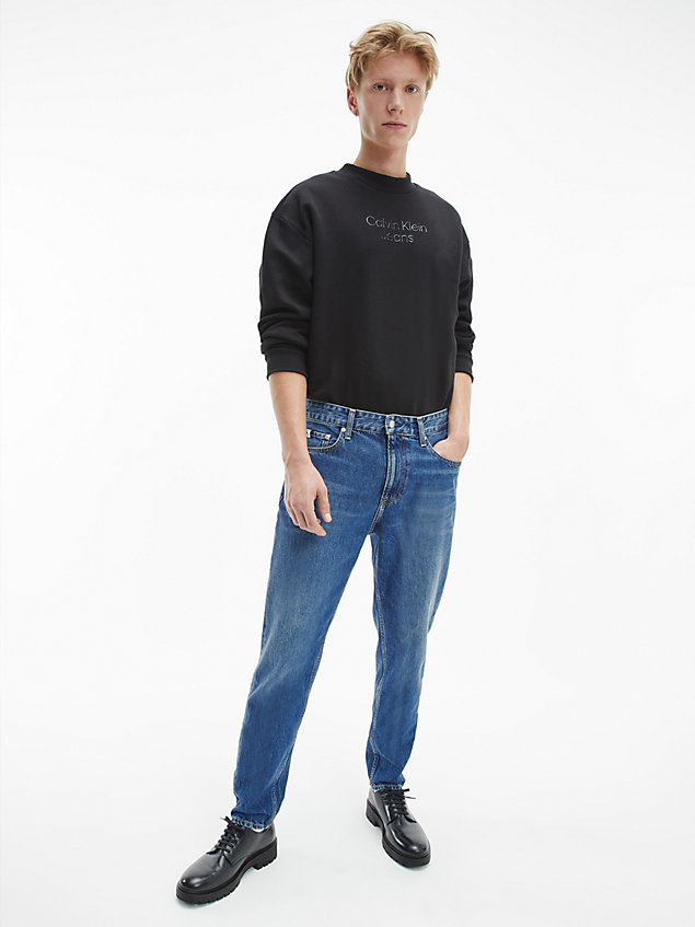 denim tapered jeans für herren - calvin klein jeans
