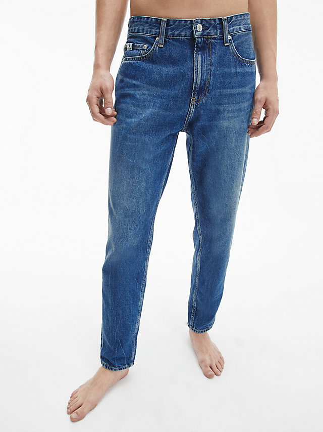 Denim Dark Tapered Jeans undefined men Calvin Klein