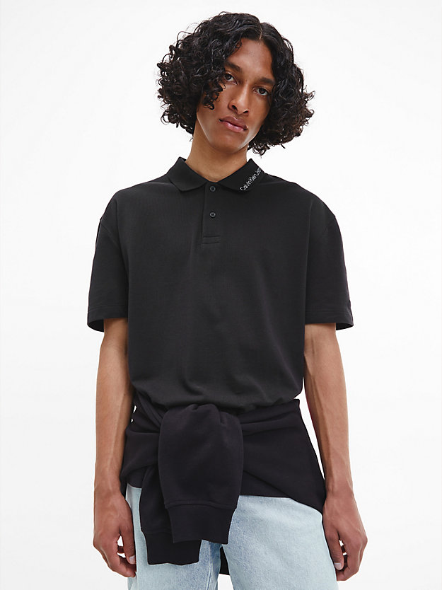 Oversized Logo Collar Polo Shirt Calvin Klein® | J30J320888BEH