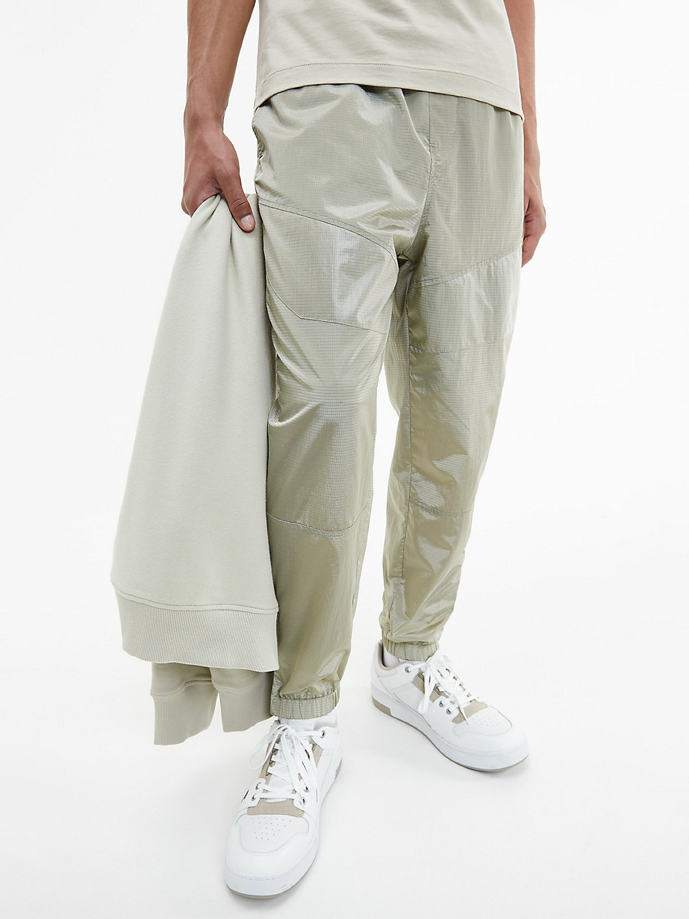 WHEAT FIELDS Technical Coated Cargo Pants undefined men Calvin Klein