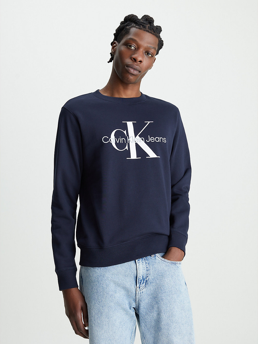 NIGHT SKY Monogram Sweatshirt undefined men Calvin Klein