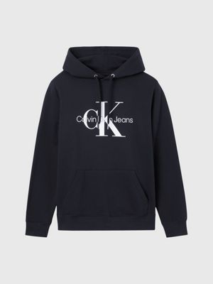 Calvin klein hoodie black and white on sale