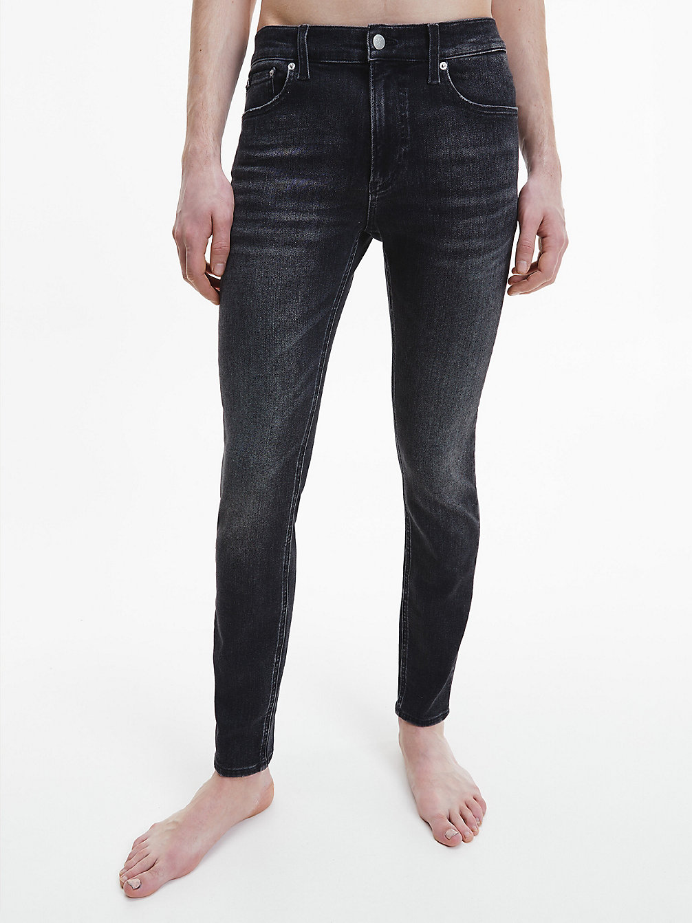 DENIM BLACK Super Skinny Jeans undefined men Calvin Klein