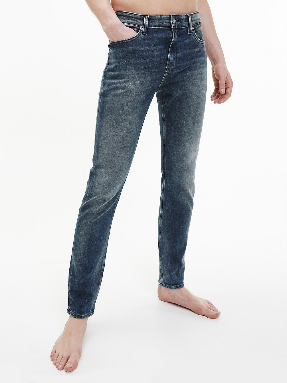 DENIM DARK > Slim Tapered Jeans > undefined heren - Calvin Klein