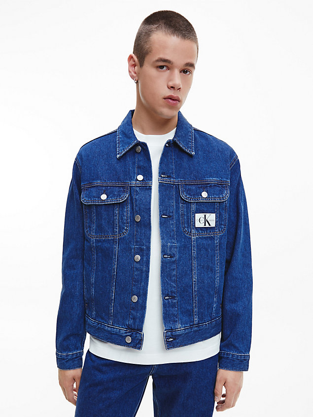 blue denim jacket for men calvin klein jeans
