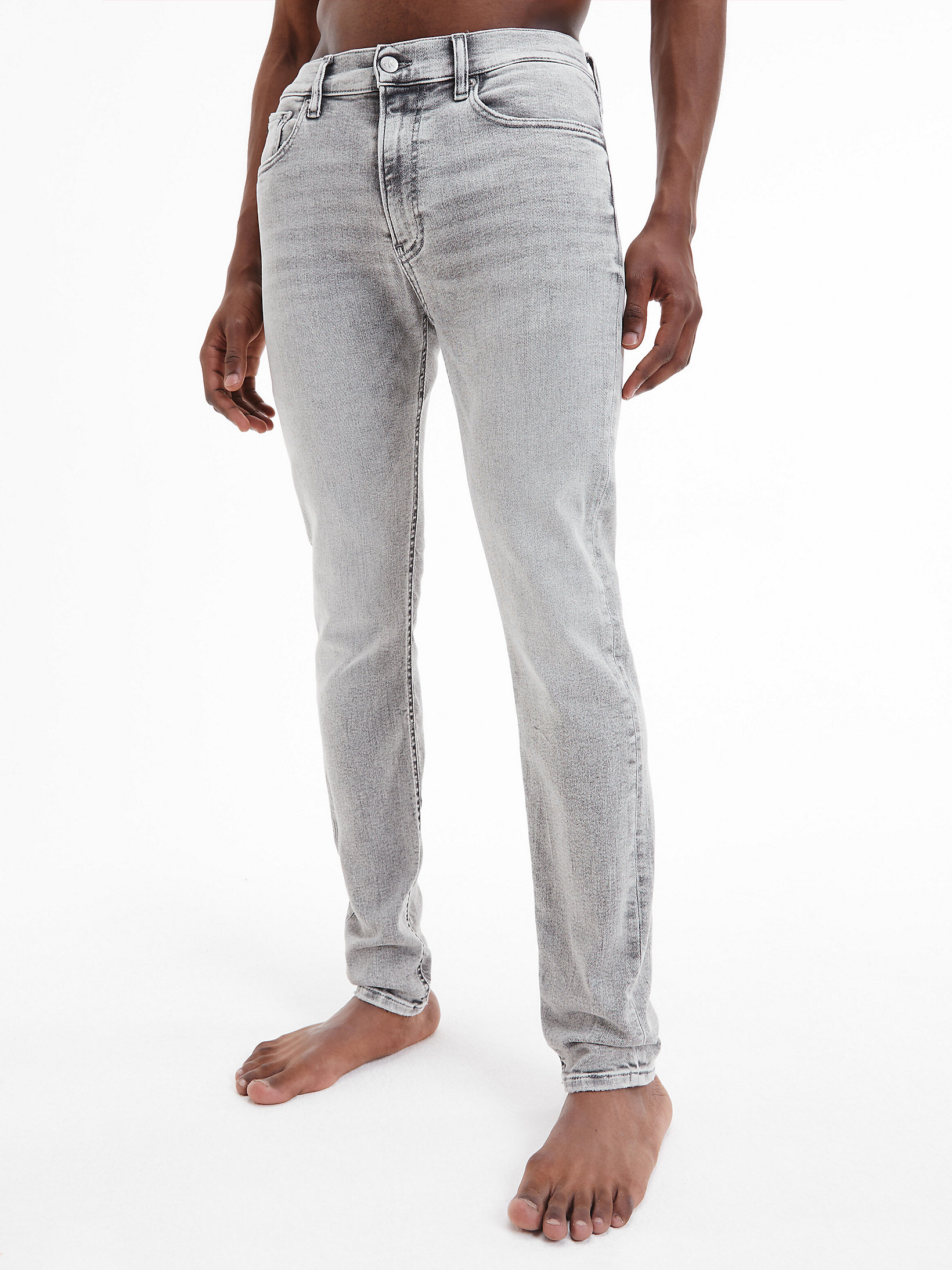 Denim Grey Super Skinny Jeans undefined men Calvin Klein
