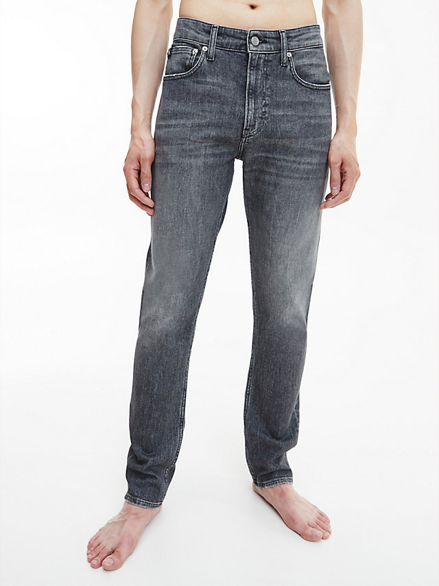 Denim Grey Slim Tapered Jeans undefined men Calvin Klein