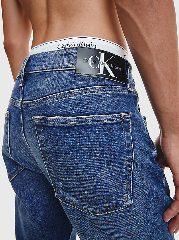 DENIM DARK Slim Tapered Jeans for men CALVIN KLEIN JEANS