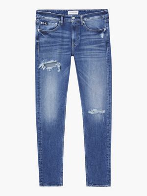 DENIM DARK Slim Tapered Jeans for men CALVIN KLEIN JEANS