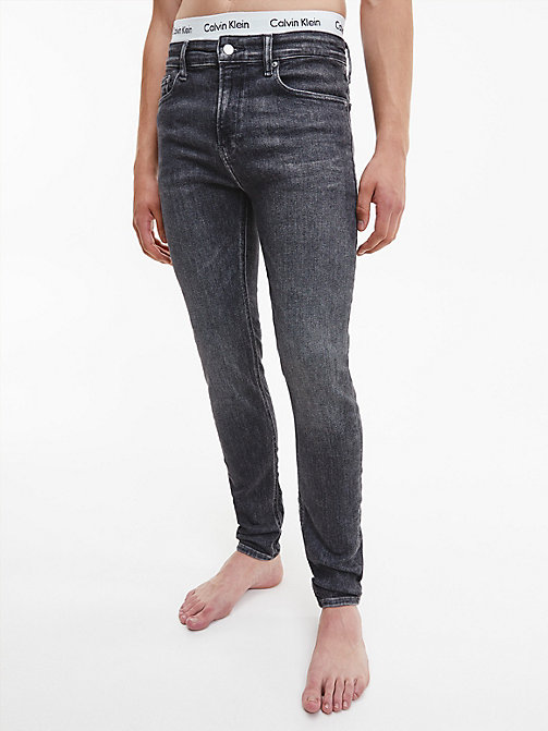 Calvin Klein Denim Jeans Monologo Gradient Mu Black voor heren Heren Kleding voor voor Ondergoed voor Onderhemden en ondershirts 